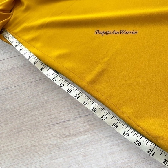 Zara RARE bright yellow pleated highrise cropped wide leg pants *shop@iamwarrior - Picture 11 of 13